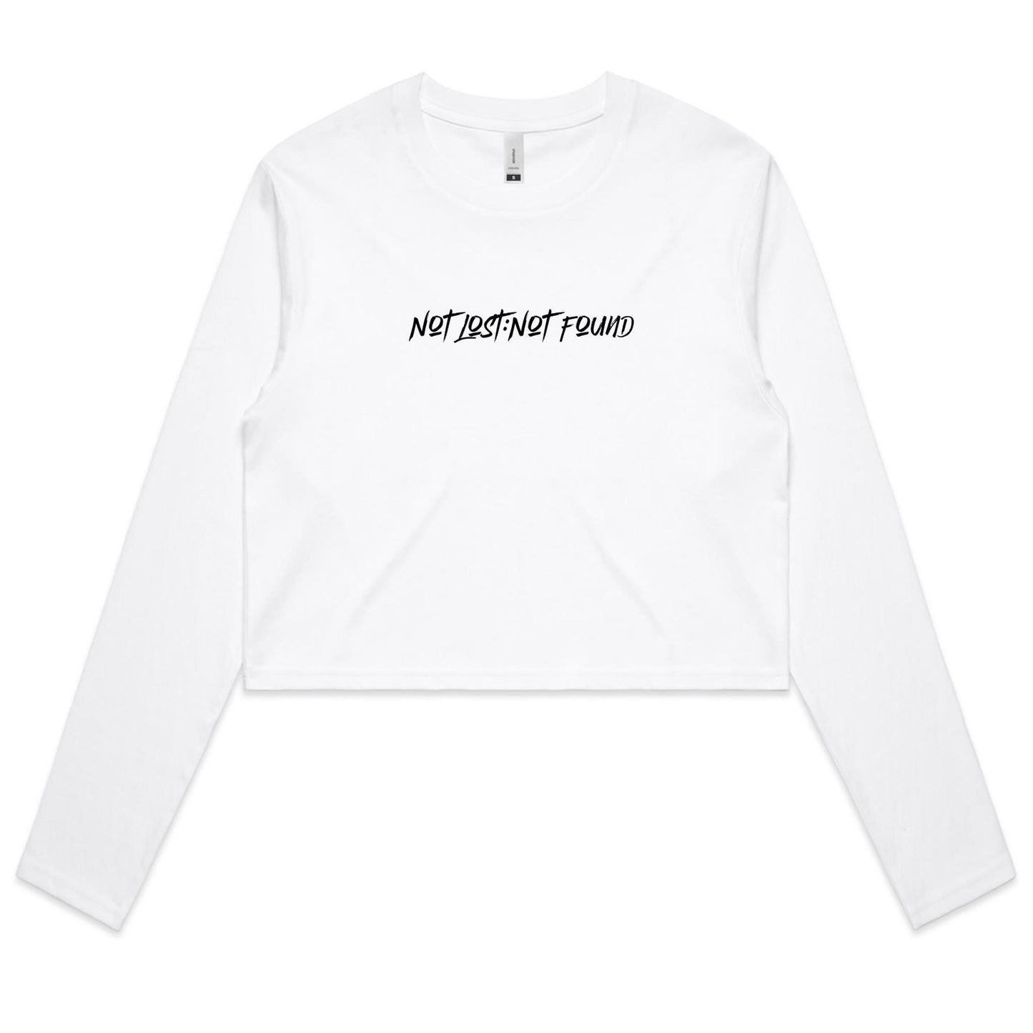 Circle - Women's Long Sleeve Crop Tee