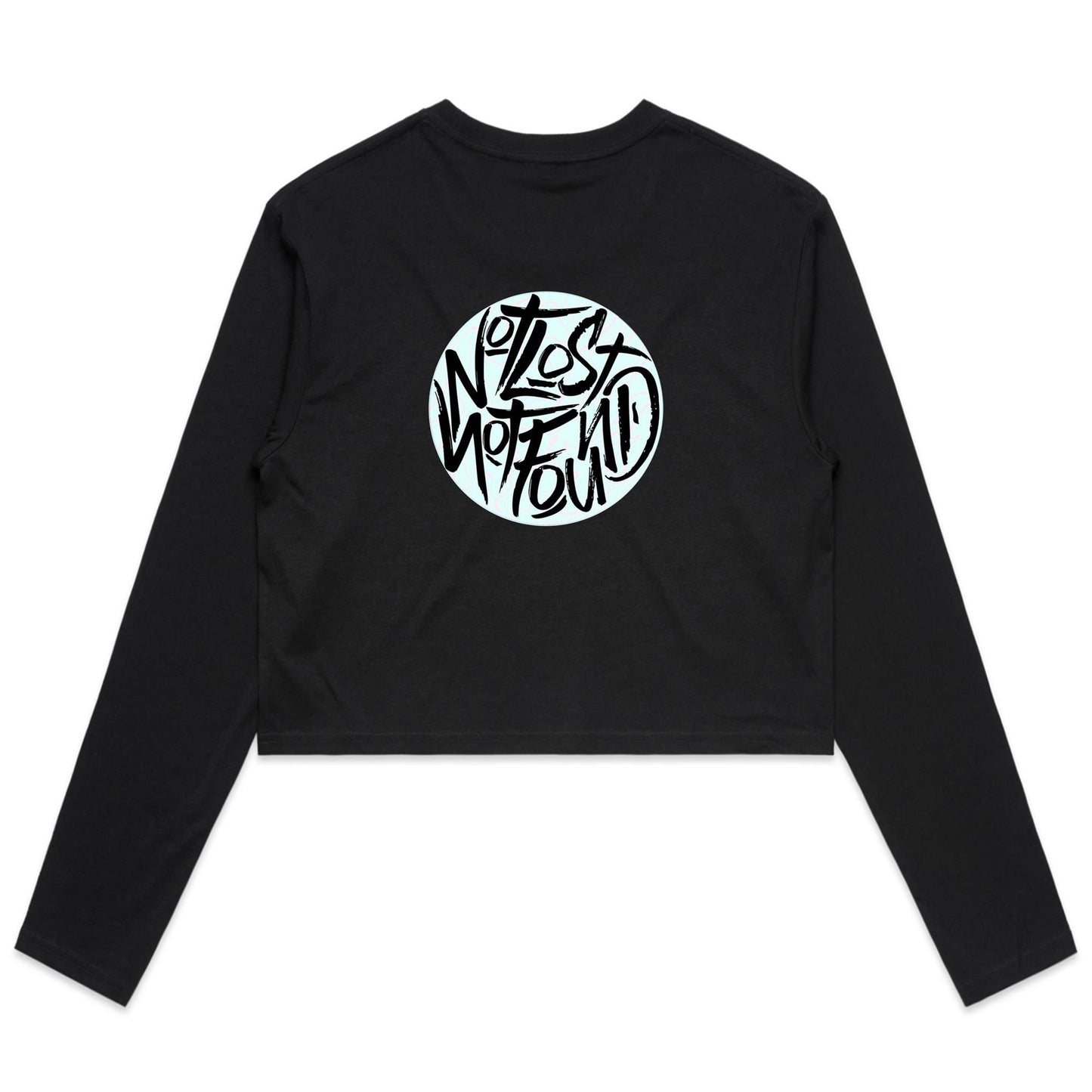 Circle - Women's Long Sleeve Crop Tee