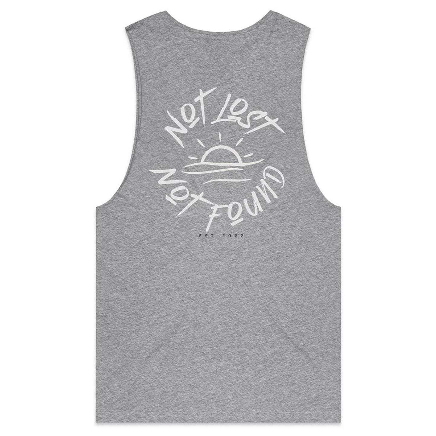 Not Lost Not Found - Mens Tank Top Tee