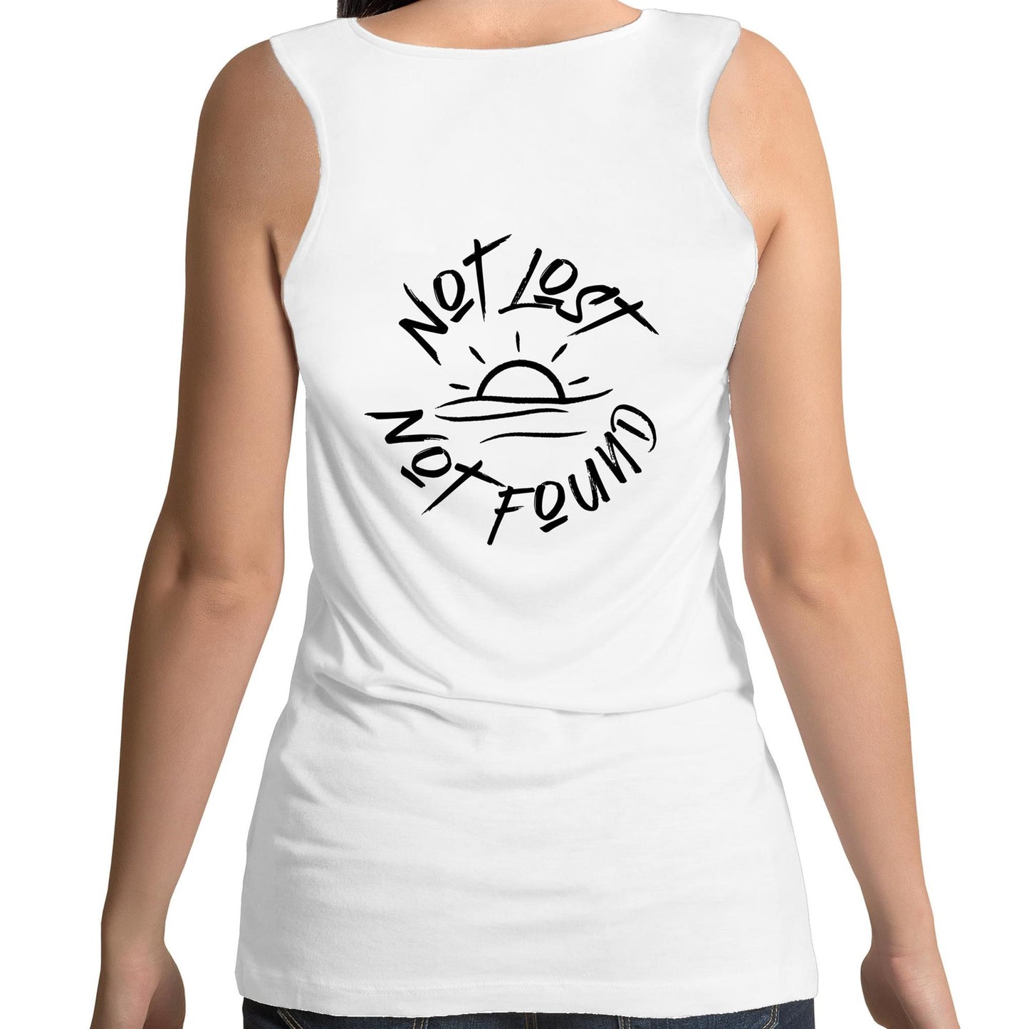 Not Lost Not Found - Womens Singlet