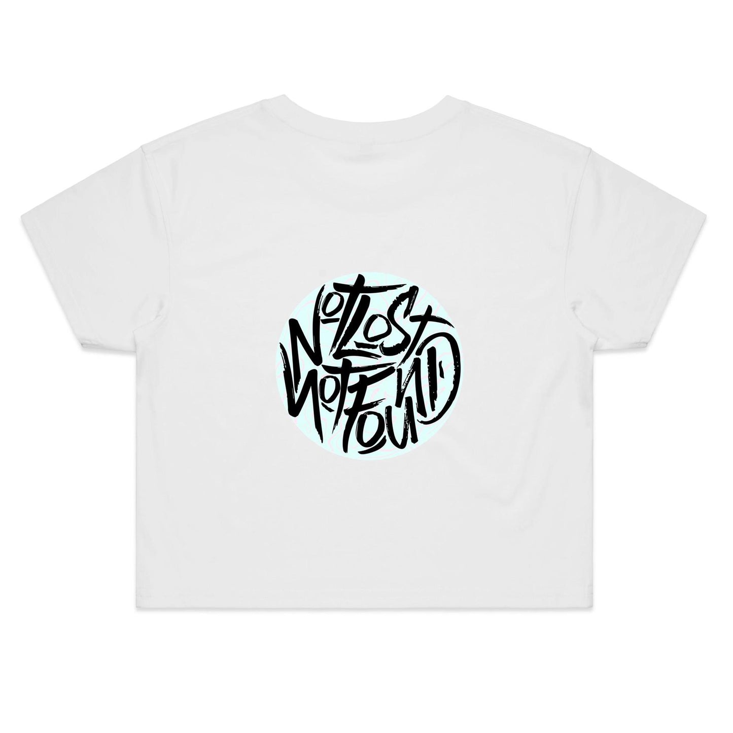 Not Lost Not Found - Women's Crop Tee