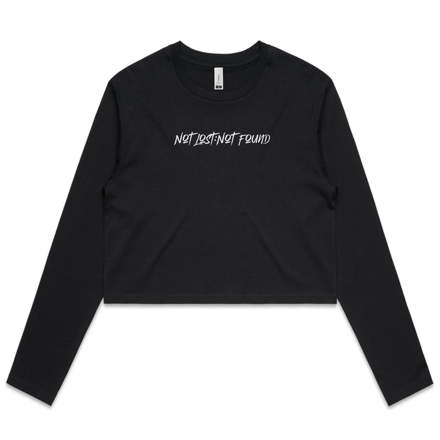 Circle - Women's Long Sleeve Crop Tee